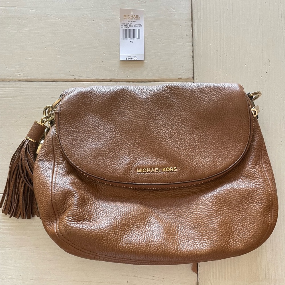 Michael Kors Bedford Tassel Convertible Crossbody Purse